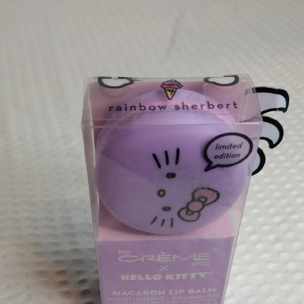 The Crème Shop x Hello Kitty Macaron Lip Balm - Lavender